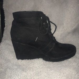 Wedge booties